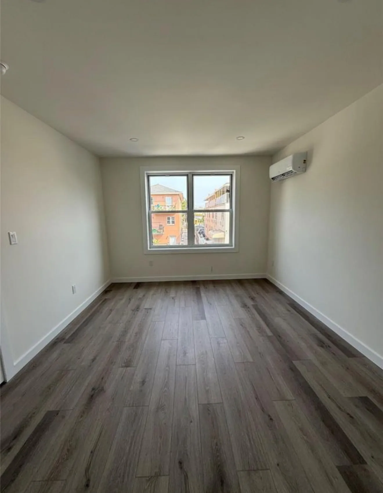 Bedroom, with the heating and cooling run to each room individually.